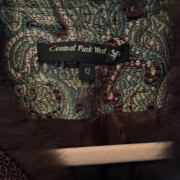 Vintage Central Park West Women Blazer Size 12 Paisley Brocade Fabric - Picture 3 of 6